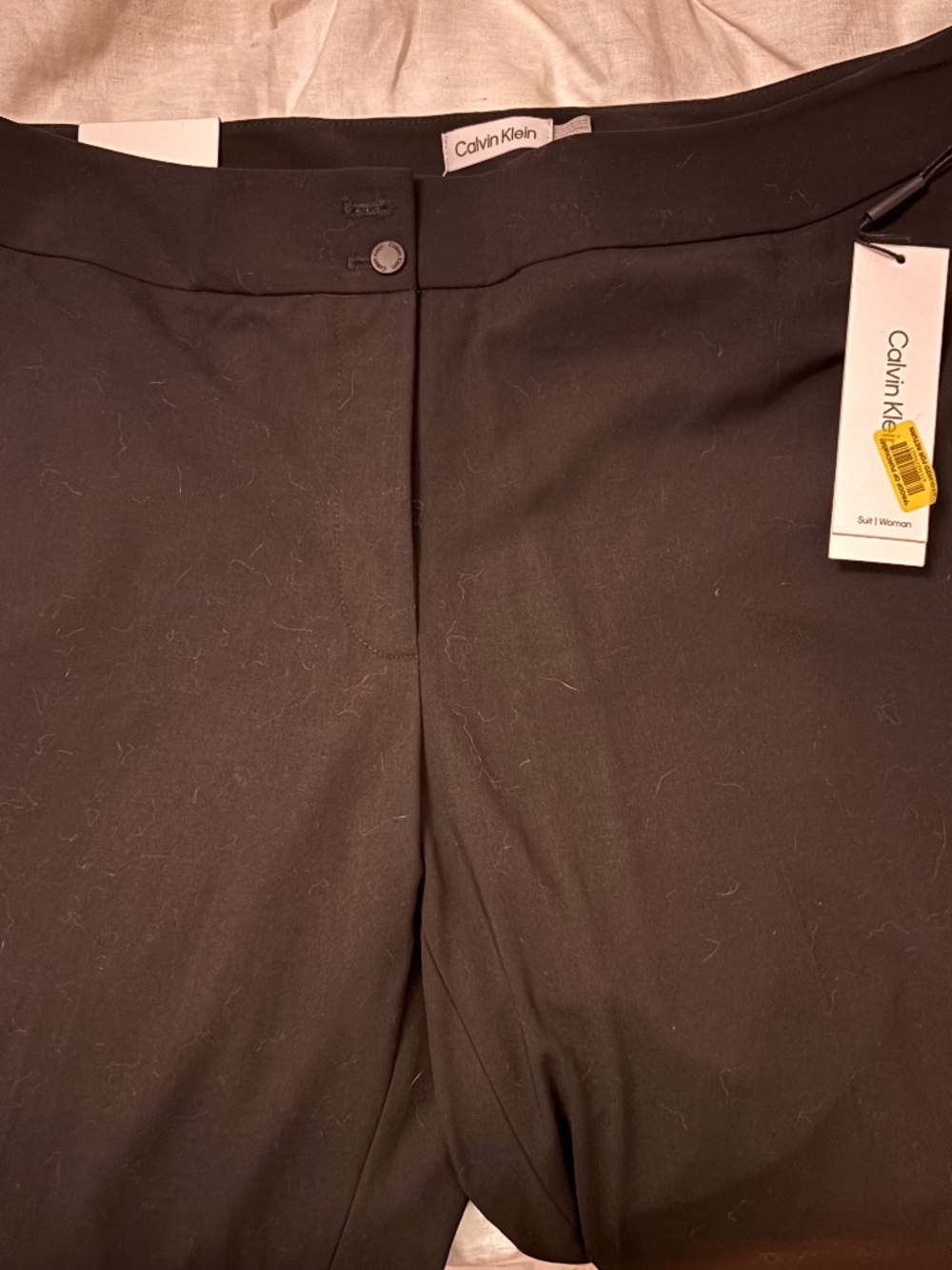 Calvin Klein Traditional Fit Black Pants NWT Size 16W